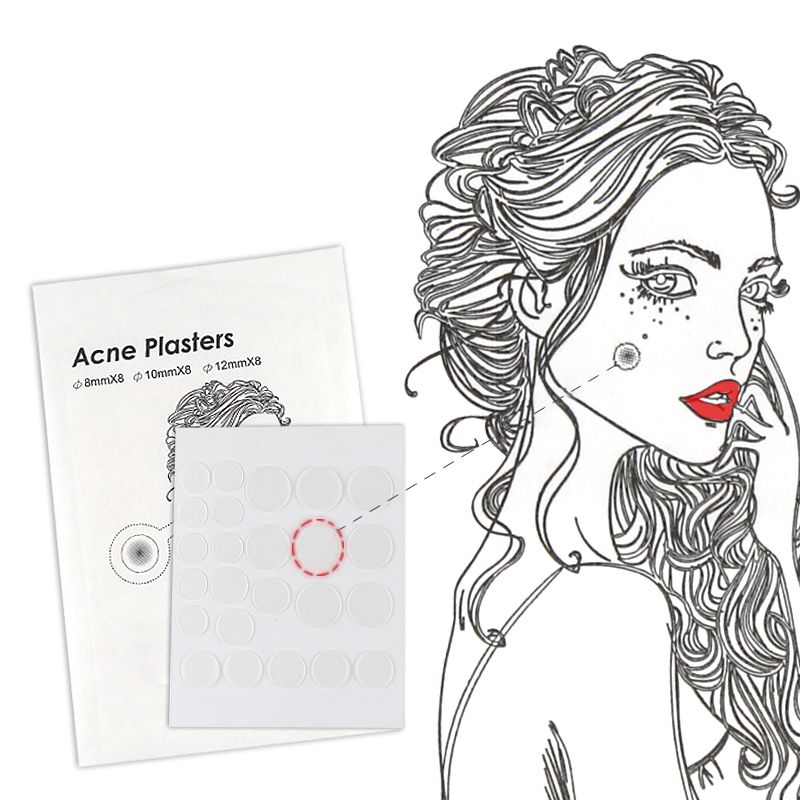Pimple Patches, 36 Spot Patches, Hydrocolloid Patches, Invisible Acne Stickers for Skin Treatment (8mm, 10mm, 12mm)