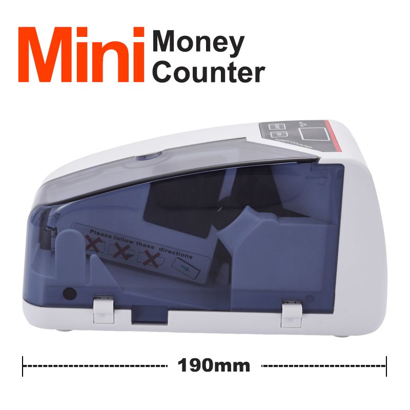 V30 Professional Portable Mini Bill Counter Easy to Use for Various Shop Environments Money Banknotes Counting Suitable for All Currency KSH, USD, GBP, Euros etc.  with LED Display Ticket Counter Eas