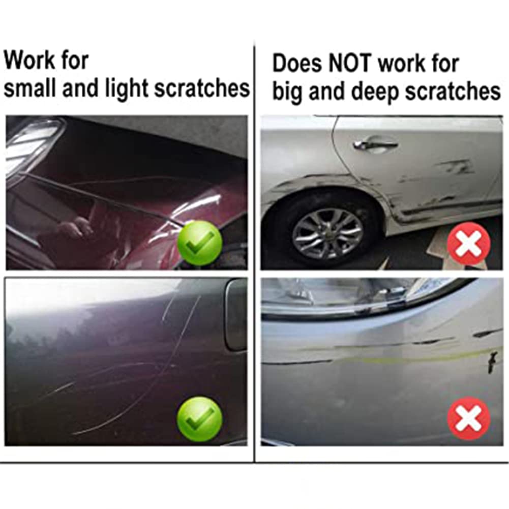 Mc.P.P High-Power Body Compound Car Paint Scratch Clear Kit, 15g, All Colour Compatible + Sponge - Cream Wax Scratch Repair Remover Vehicle Paste Polish Care