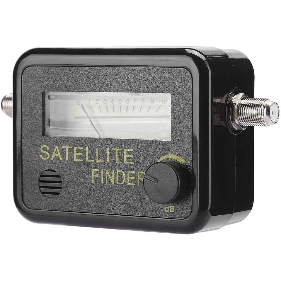 Satellite Finder TV Antenna Strength Meter Portable Satelite Finder Dish Net Work Analog Mini Digital SAT Finder, with LNB to REC Connector C Band Lnb - Lnb Ku Band