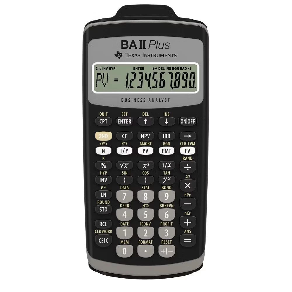 Texas Instruments BA II Plus™ Financial Calculator - Business Analyst - Designed for Business Professionals and Students
