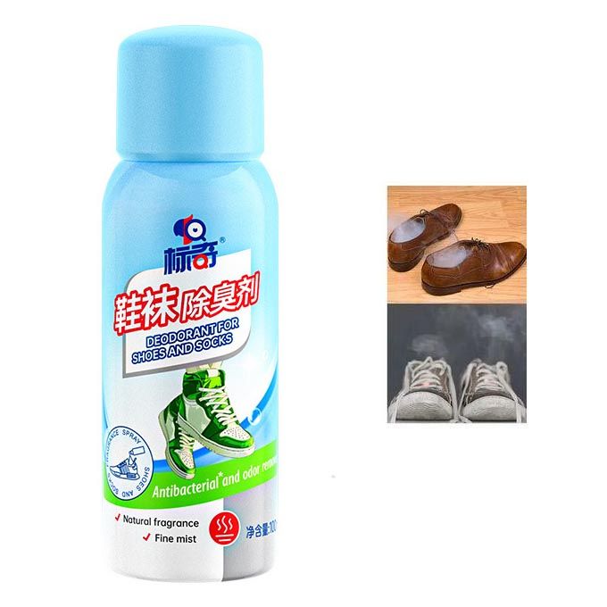 Odour Control Deodorizing Spray for Shoes, Socks, Eliminates Bad Odors Oduors 24 Hour Performance Sprayer Silver Ion Anti-bacterial Formula