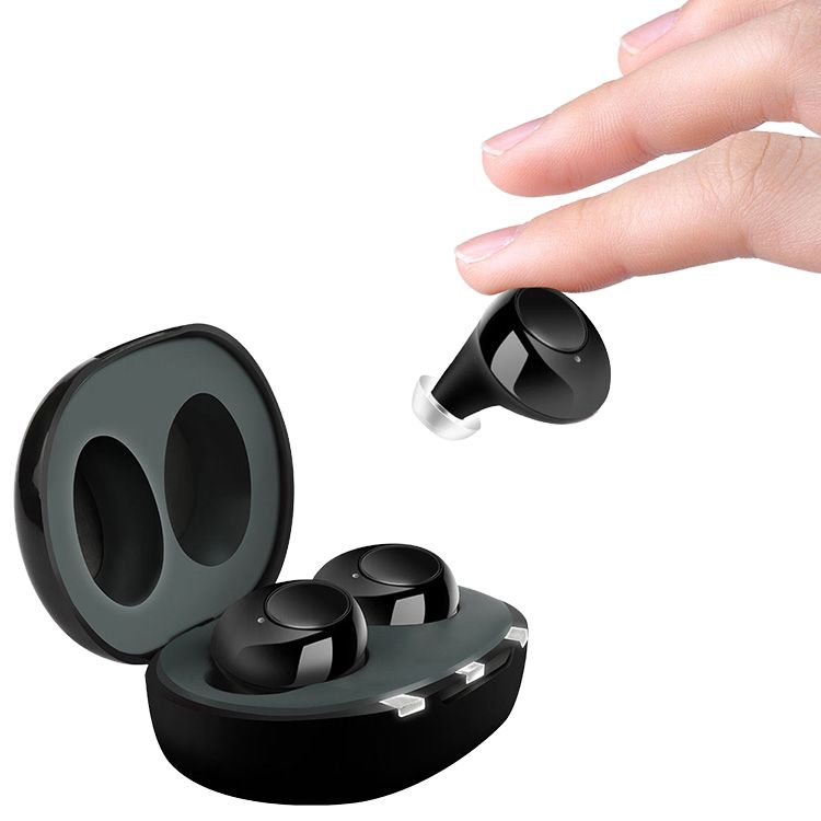 Wireless Rechargeable Hearing Aid Earing Sound Amplifier Channels Digital A39 ITE High Quality Mini OTC Invisible in Ear Seniors Appareil Auditif Medical