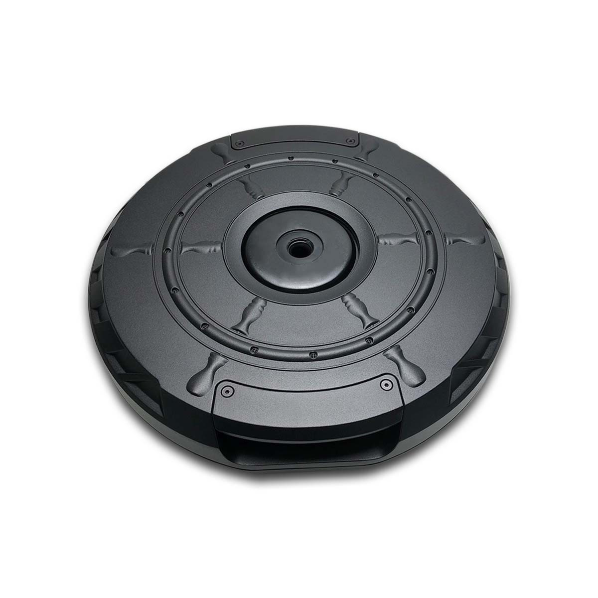 Woofer 12 Inch Active Car Spare Tire Subwoofer High Performance Bass with Built-In Amplifier for Car Truck Boot Shallow Mount 400W - 600W Peak Powerful Bass Speaker with Low Pass Filter
