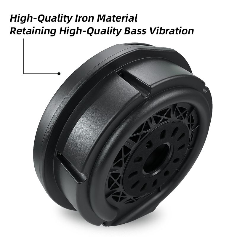 11 Inch Bass Speaker Car Spare Tyre Audio Powered Subwoofer with Built-in Amplifier Boot Trunk Tire Modify Car Audio System Powerful High Performance Sub Woofer