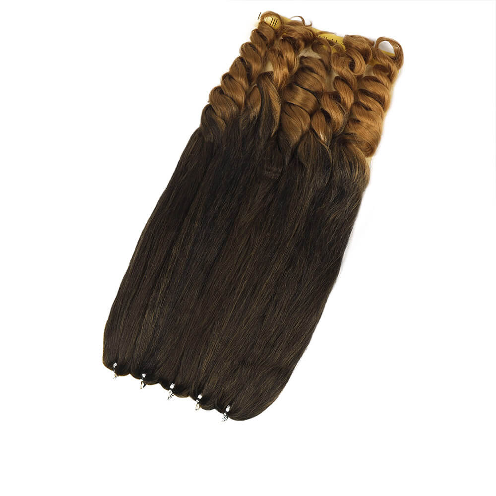 Ombre French Boho Curly Synthetic Braiding Hair Pre-Stretched Professional Grade for Crochet Braids Hot Water Setting 5Packs/Lot