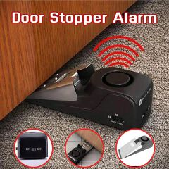 125 DB Anti-theft Burglar Stop System Security Home Alarm System Door Block Blocking Home Wedge Stopper Shaped Safety Stop