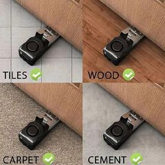 125 DB Anti-theft Burglar Stop System Security Home Alarm System Door Block Blocking Home Wedge Stopper Shaped Safety Stop