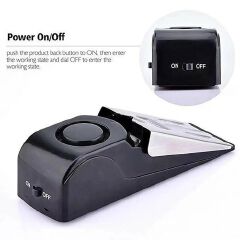 125 DB Anti-theft Burglar Stop System Security Home Alarm System Door Block Blocking Home Wedge Stopper Shaped Safety Stop