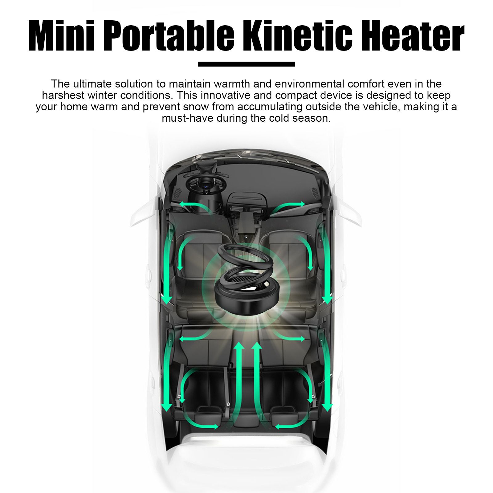 Portable Miniature Vibrating Radiator - Helps Cool Cars  Engine Cooling