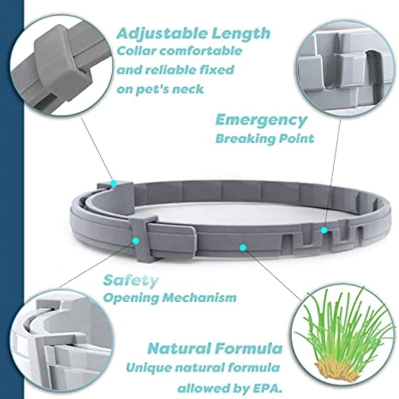 New 38/70CM Pet Supplies  Anti Flea Ticks Antiparasitic Cats Collars Dog Protection Retractable Collars For Puppy Cat Large Dogs Accessorie