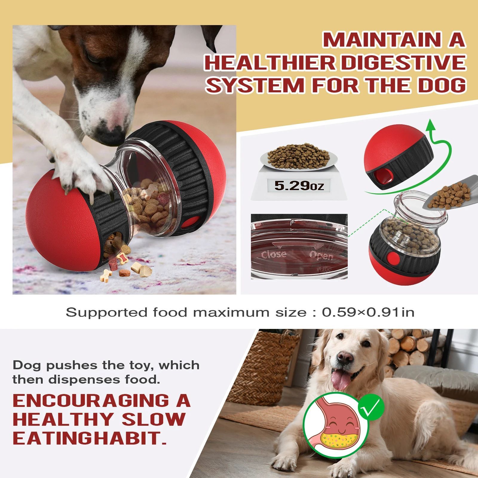 Dog Toy For Small Medium Large Dogs Cats Slow Feeder Pet Improve IQ Indoor Training Puppy Toys Chihuahua Beagle Pet Supplies