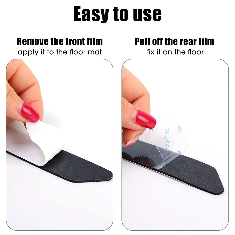 16/40PCS Carpet Non-slip Sticker Reusable Washable Anti Curling Carpet Patch Fixed Stickers Floor Rug Mat Tape Gripper Corner Pad 
﻿