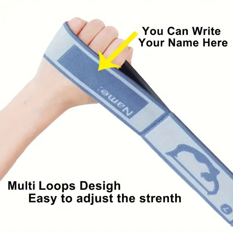 1 piece Resistance Band Yoga Auxiliary Stretching Belt Adult Latin Training Elastic Bands Beginner Pilates Dance Loop Fitness Tension