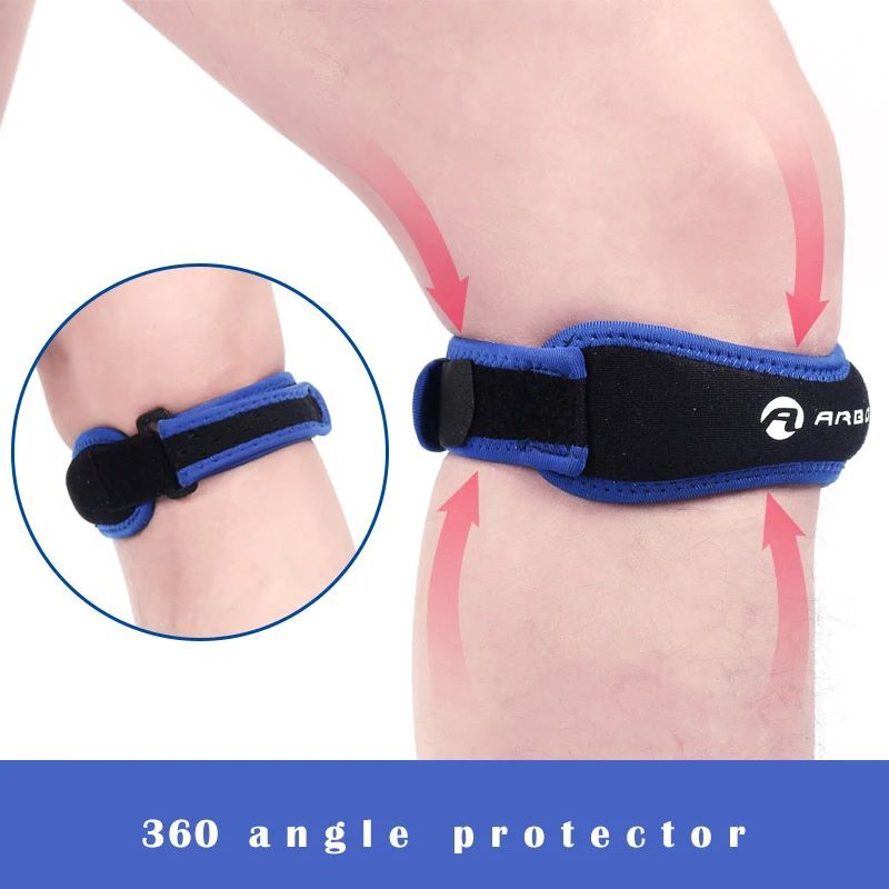 2 Piece Knee Patellar Tendon Knee Support Strape Brace Adjustable Shock Absorption Compression Knee Pad Sleeve for Basketball Exercise Bands 
﻿