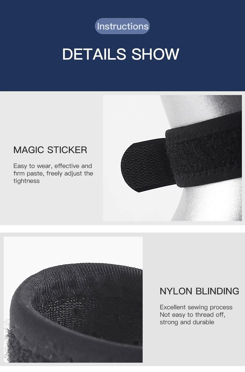 2 Piece Knee Patellar Tendon Knee Support Strape Brace Adjustable Shock Absorption Compression Knee Pad Sleeve for Basketball Exercise Bands 
﻿
