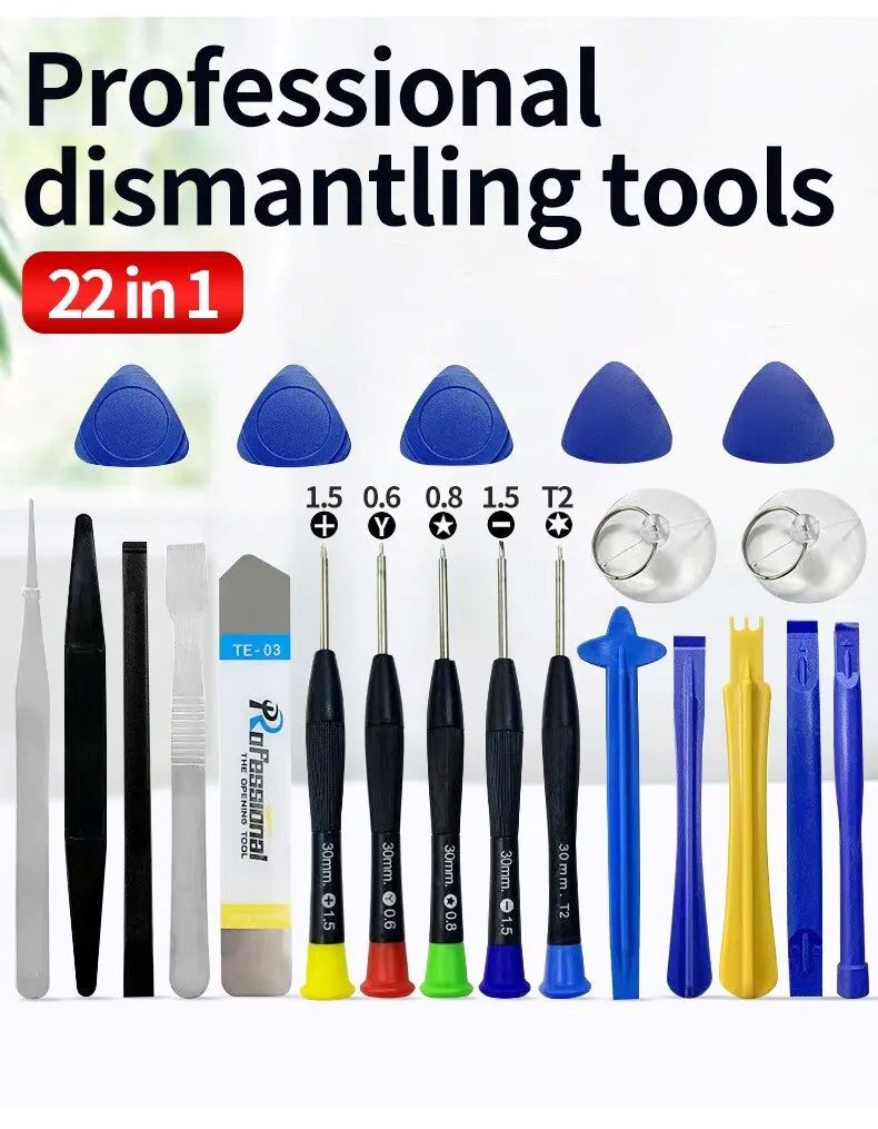 22 In 1 Multifunctional Disassembly Tool Mobile Phone iPad Laptop Screwdriver Maintenance Kit Repair Tools Opening Set For Hand Tools