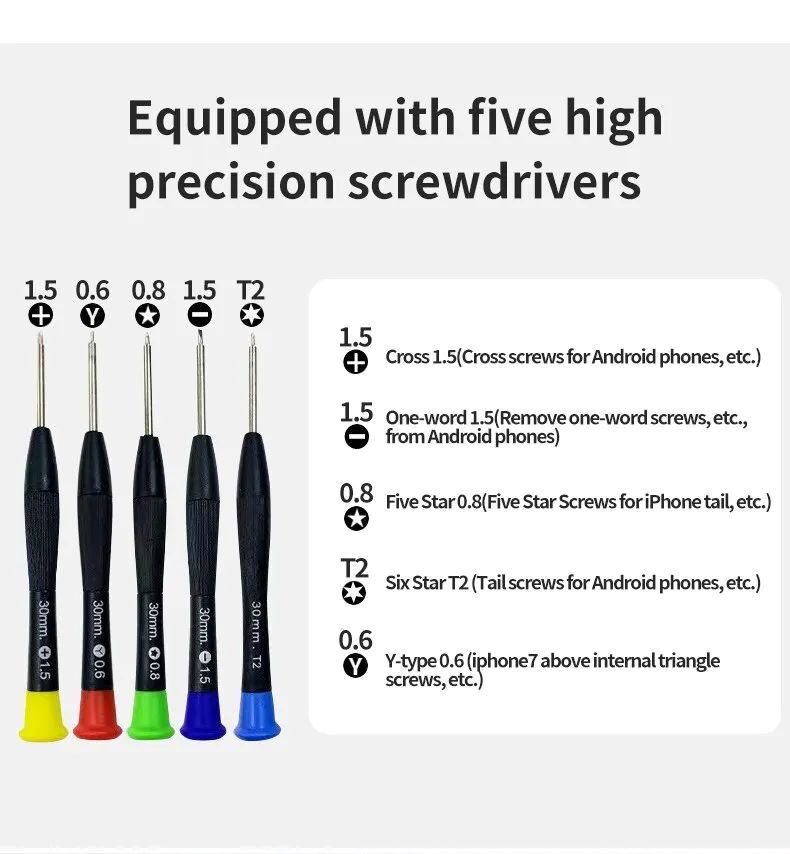 22 In 1 Multifunctional Disassembly Tool Mobile Phone iPad Laptop Screwdriver Maintenance Kit Repair Tools Opening Set For Hand Tools