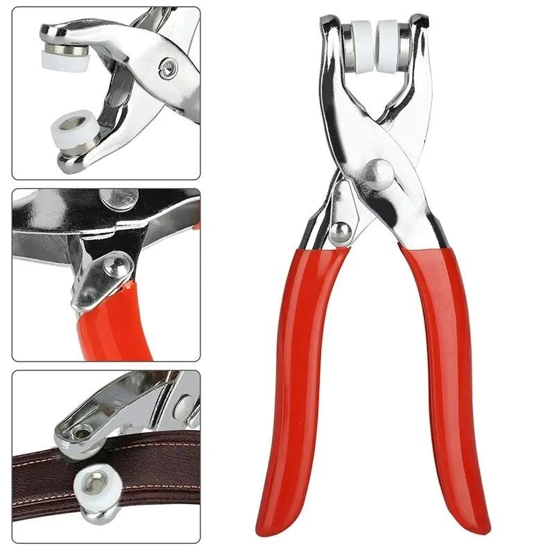 400pcs Prong Rings 9.5mm Buckle Buttons Metal Colour Pliers Snap Button Claw DIY Set Hand Pressure Plier Rivet Buckle Sew Tool Hand Tools