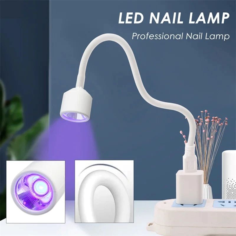 Mini Nail Dryer UV LED Nail Lamp Foldable USB Curing Lights Desk Lamp For Nail Gel Polish Quick Dry Nail Art Dryer Manicure Tool Nail Art Equipment