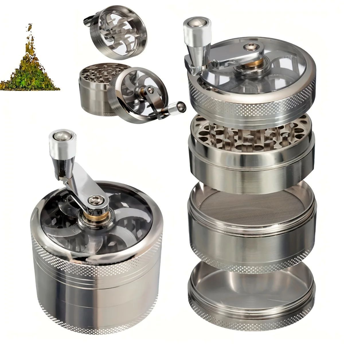 Nut and Hard Spice Grinder for Nutmeg Ginger Rock Salt and Peppercorn Hand tools, crushers Graters