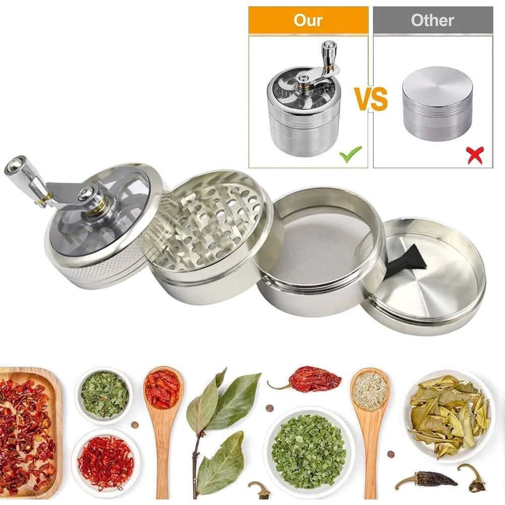 Nut and Hard Spice Grinder for Nutmeg Ginger Rock Salt and Peppercorn Hand tools, crushers Graters