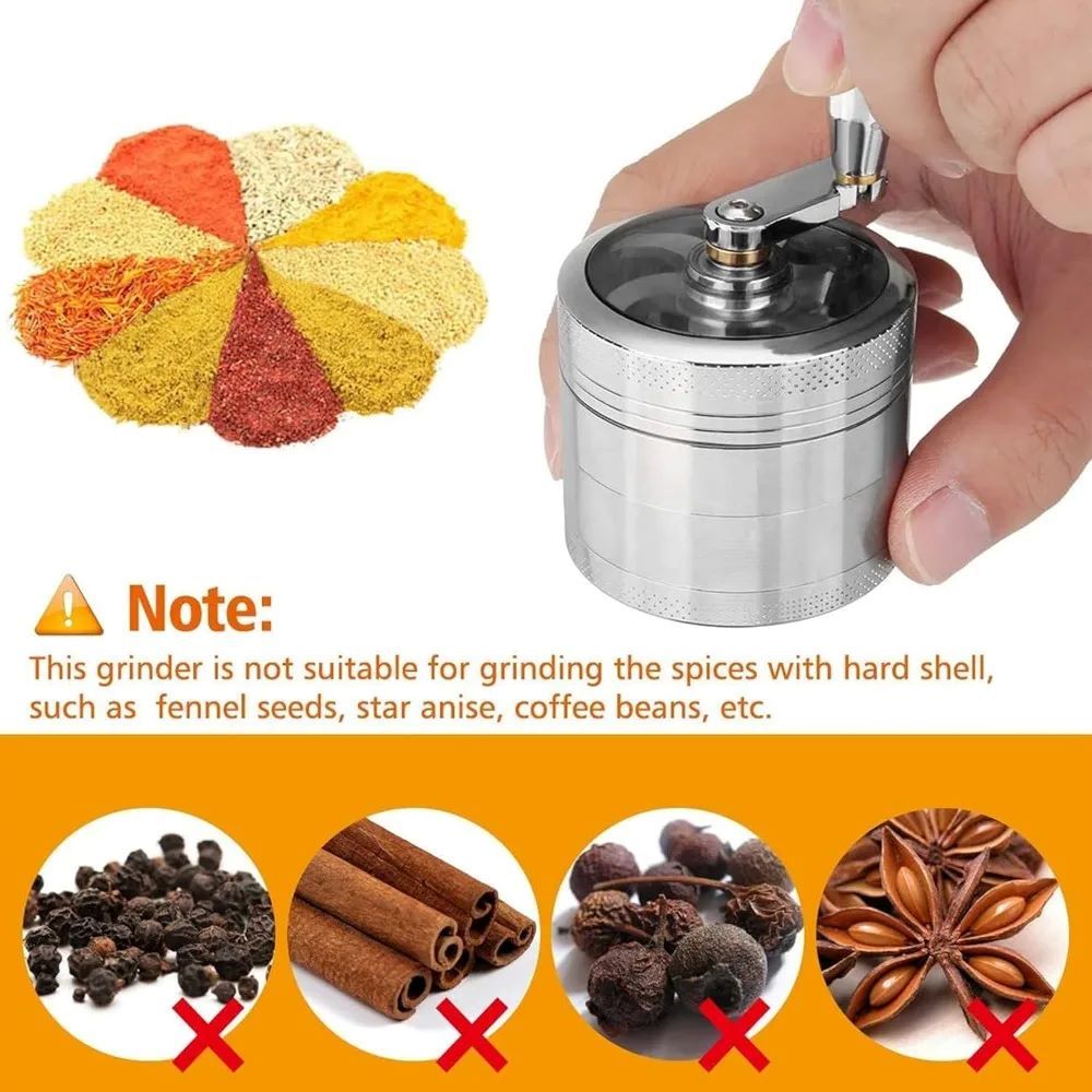 Nut and Hard Spice Grinder for Nutmeg Ginger Rock Salt and Peppercorn Hand tools, crushers Graters