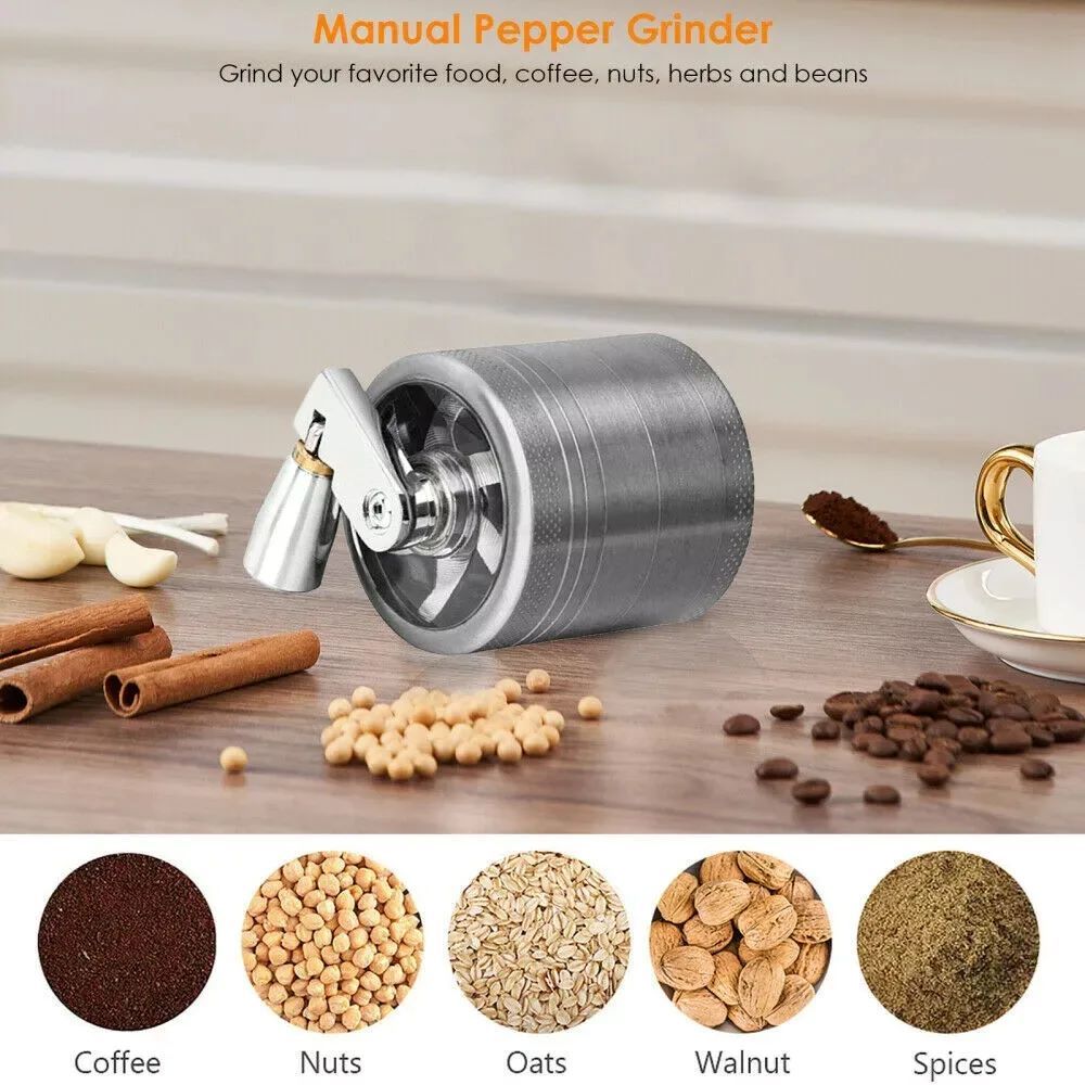 Nut and Hard Spice Grinder for Nutmeg Ginger Rock Salt and Peppercorn Hand tools, crushers Graters