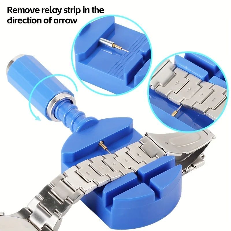 147pcs/set Watchmaker Watch Repair Repairing Tools Kit, Case RemoverOpener Bar Set, Convenience Brand Clock Tool Hand Tools