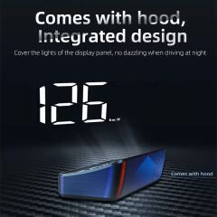 Car Head Up HD Display M2 GPS Speedometer Speed KMH Digital HUD Windshield Projector For All Cars Auto Electronics Accessories