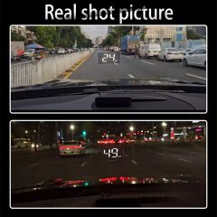 Car Head Up HD Display M2 GPS Speedometer Speed KMH Digital HUD Windshield Projector For All Cars Auto Electronics Accessories