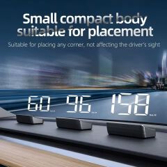 Car Head Up HD Display M2 GPS Speedometer Speed KMH Digital HUD Windshield Projector For All Cars Auto Electronics Accessories