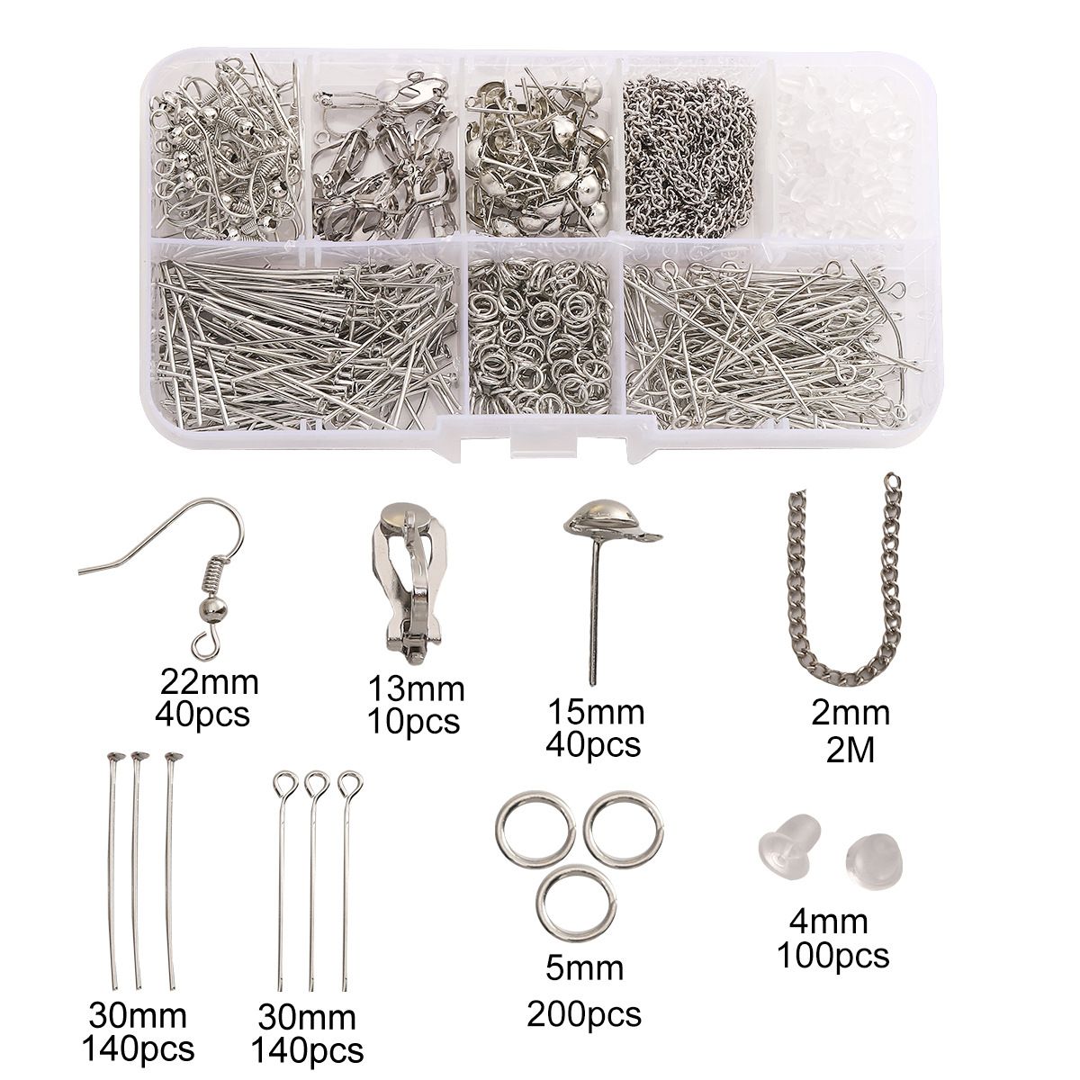 Jewelry Making Supplies Kit with Jewelry Tools, Jewelry Copper Wires Thread and Jewelry Findings for Jewelry Repair and Beading  Hand Tools