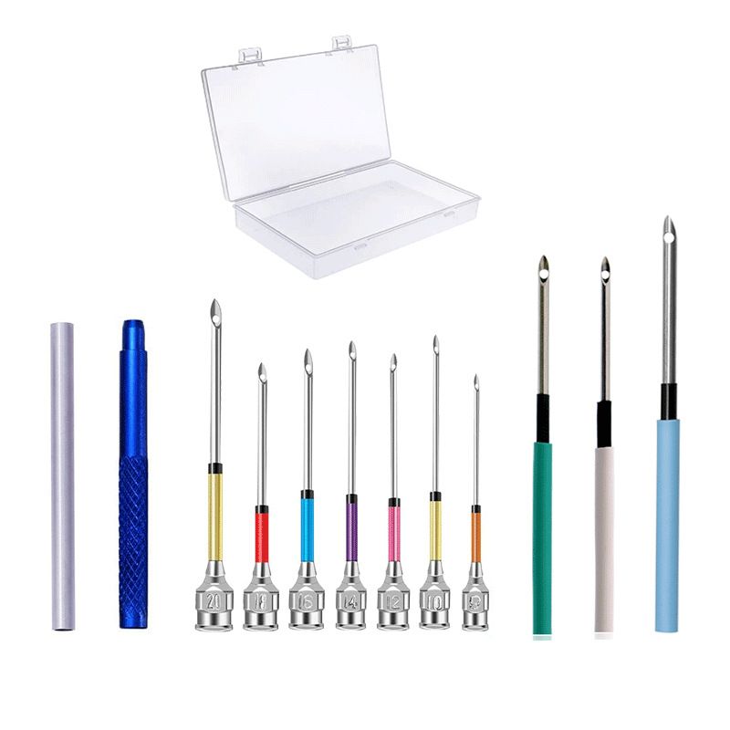 Punch Needle Embroidery Kits Wooden Yarn Embroidery Pen Crochet Knitting DIY Craft Stitching Sewing Tools
