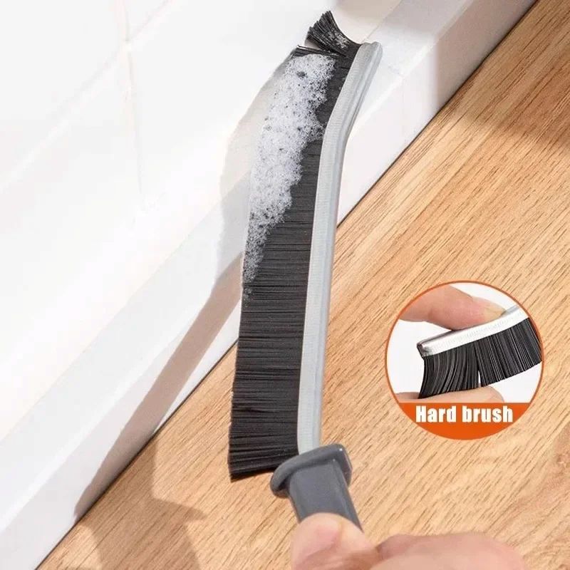 2Pcs Durable Grout Gap Cleaning Brush Kitchen Toilet Tile Joints Dead Angle Hard Bristle Cleaner Brushes For Shower Floor Line