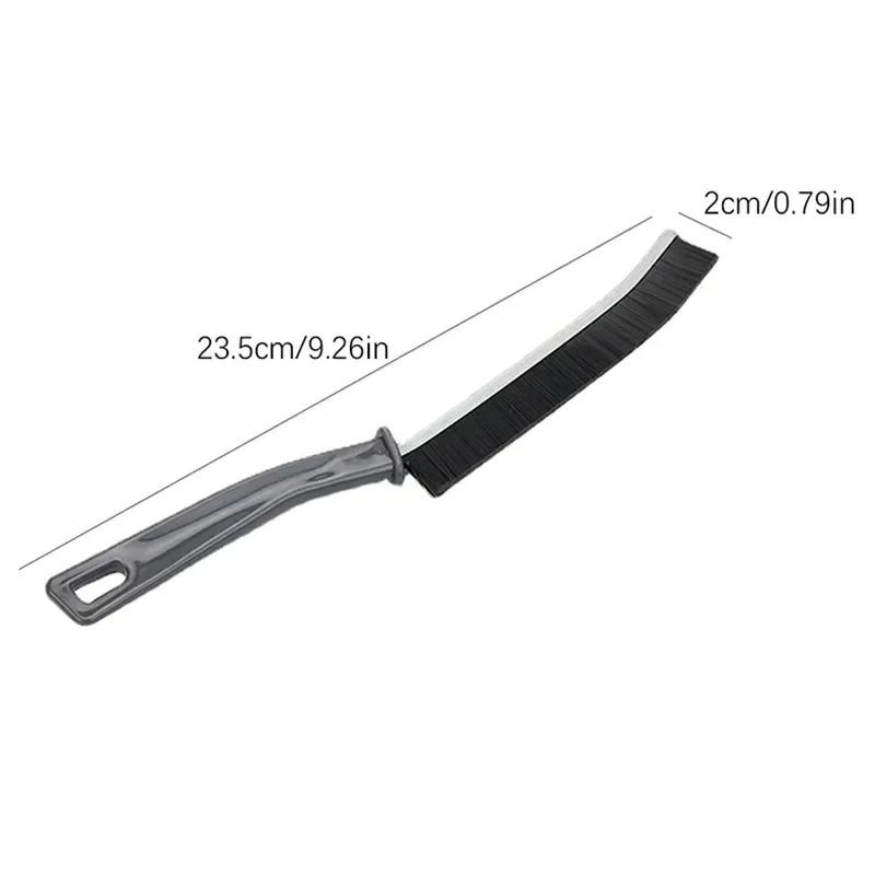 2Pcs Durable Grout Gap Cleaning Brush Kitchen Toilet Tile Joints Dead Angle Hard Bristle Cleaner Brushes For Shower Floor Line