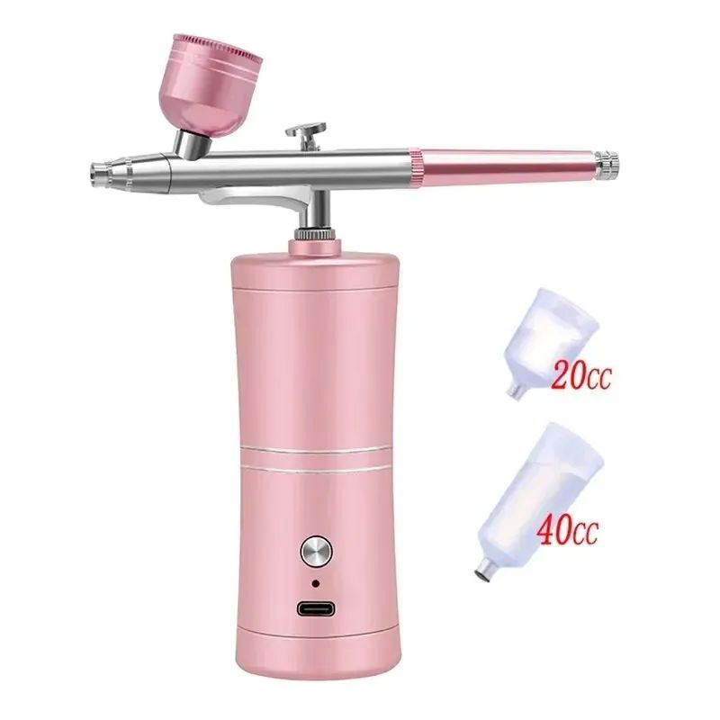 7.4v Airbrush Nail With Compressor Portable Air Brush Nails Compressor For Nail Art Painting Airbrush Compressor Paint Crafts