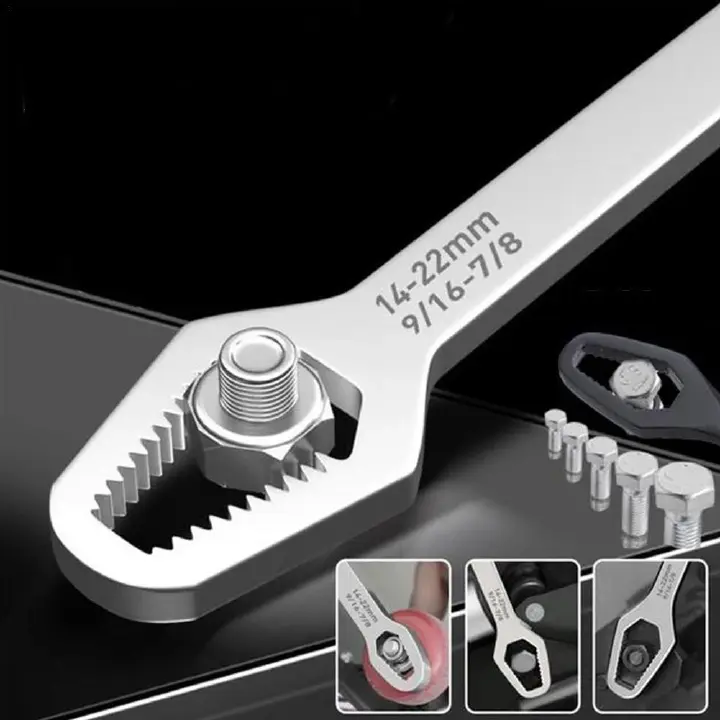8-22mm Universal Torx Wrench Self-tightening Adjustable Glasses Wrench Board Double-head Torx Spanner Hand Tools