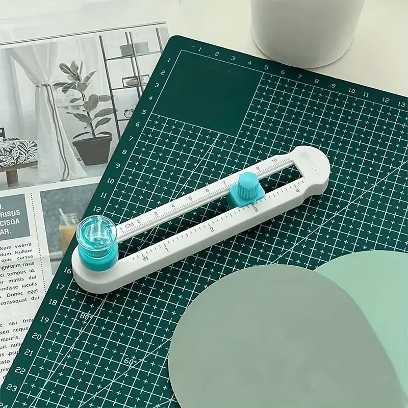 360° Adjustable Circle Cutter Precision Scrapbooking Tool Perfect Circular Paper Cuts Ideal for Craft Enthusiasts