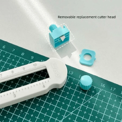 360° Adjustable Circle Cutter Precision Scrapbooking Tool Perfect Circular Paper Cuts Ideal for Craft Enthusiasts