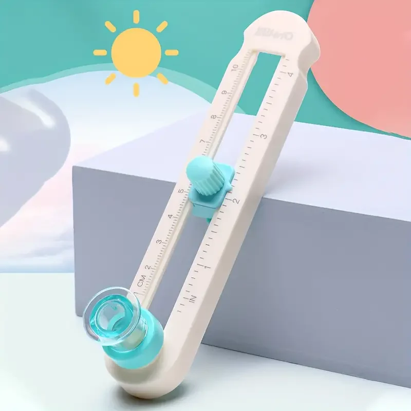 360° Adjustable Circle Cutter Precision Scrapbooking Tool Perfect Circular Paper Cuts Ideal for Craft Enthusiasts