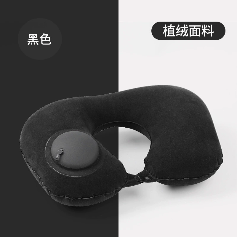New Inflatable Pillow Travel Portable Neck Protection Pillow Press Inflatable U-shaped Pillow Travel Storage Neck Pillow