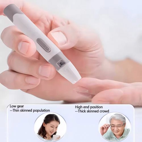Blood Glucose Meter Diabetes Testing Kit Diabetes Lancet Machine Glucometer with 50pcs Test Strips+50 Lancets Blood Sugar Meter