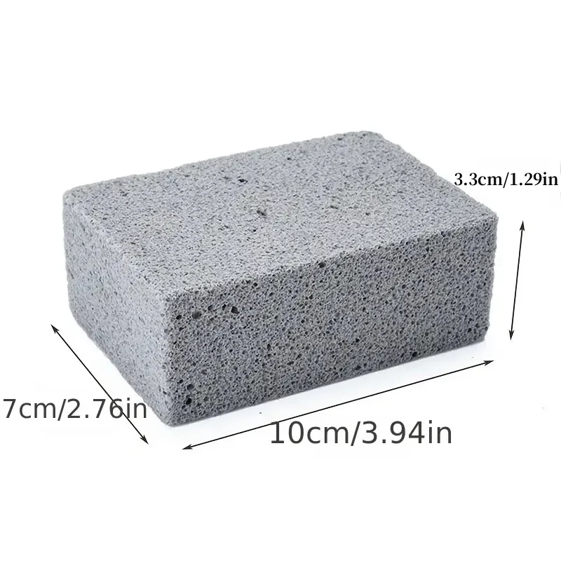 2pc BBQ Grill Cleaning Brush Brick Block Barbecue Cleaning Stone Pumice Brick For Barbecue Rack Outdoor Kitchen BBQ Tools