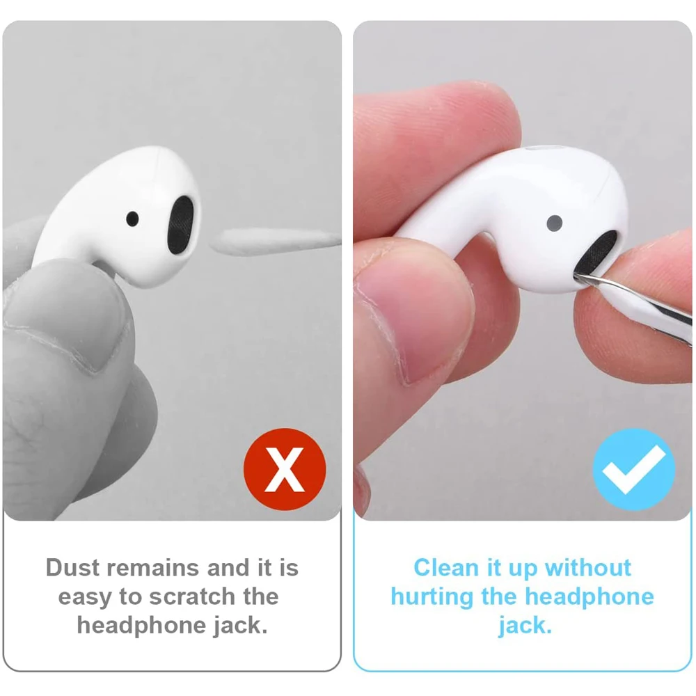 Bluetooth Earphone Cleaning Tools for Airpods Pro 1 2 3 Earbuds Case Cleaning Pen Bursh Kits for Samsung Xiaomi Airdots Huawei