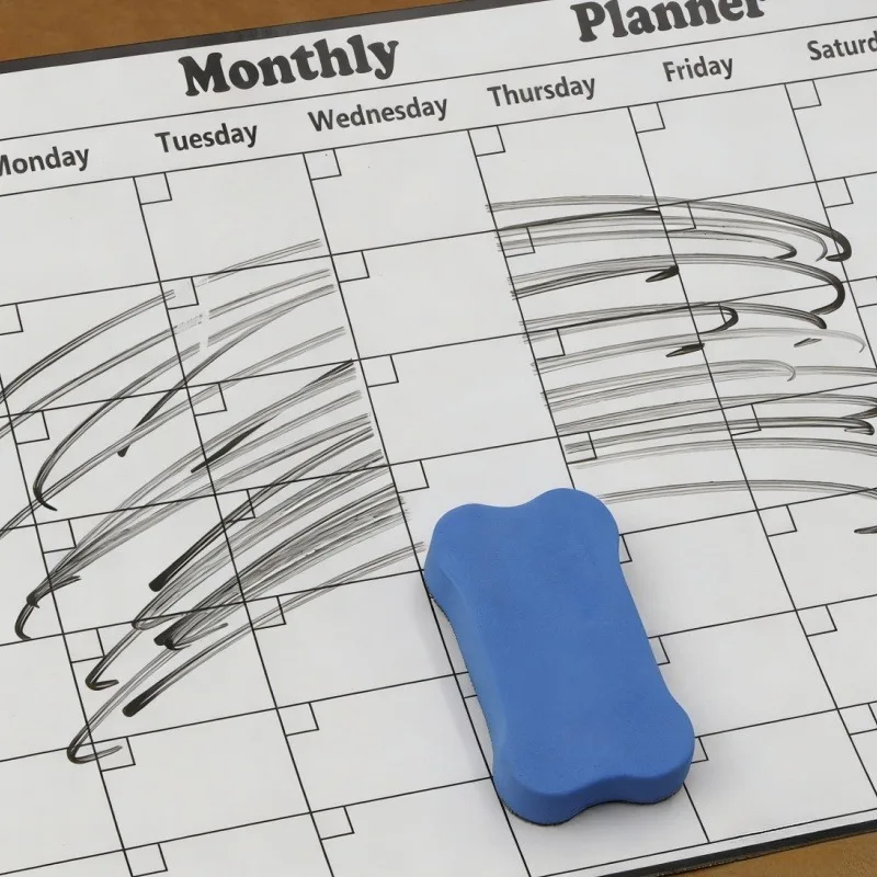 Magnetic Refrigerator Dry Erase Calendar Monthly Planner Whiteboard Record Message Board Memo Pad Fridge Magnets Kitchen Decor