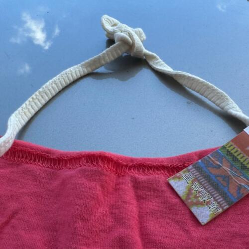 2025 T-shirts fashion summer women's fashionable pink ladies cotton rosy red fake two pieces lady clothing shirt sexy scoop neck short sleeve leisure comfort