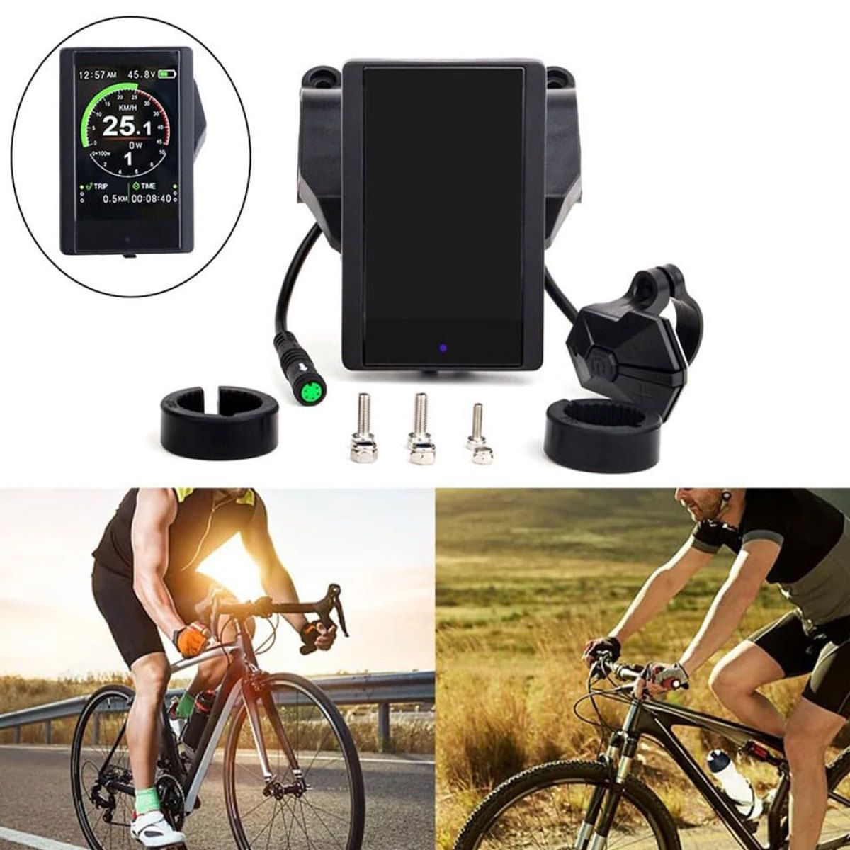 1pc P850C Professional Performance Speedometer For Bicycle Reach New Heights Easy To Install Strong And Sturdy
