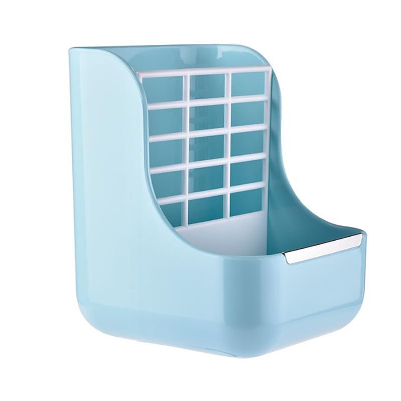 2in1 Plastic Grass Bowl Rack Hay Cat Small Animals Bowl Small Pet Rabbit Hay Grass Feeder Rack Fixed External Shelf