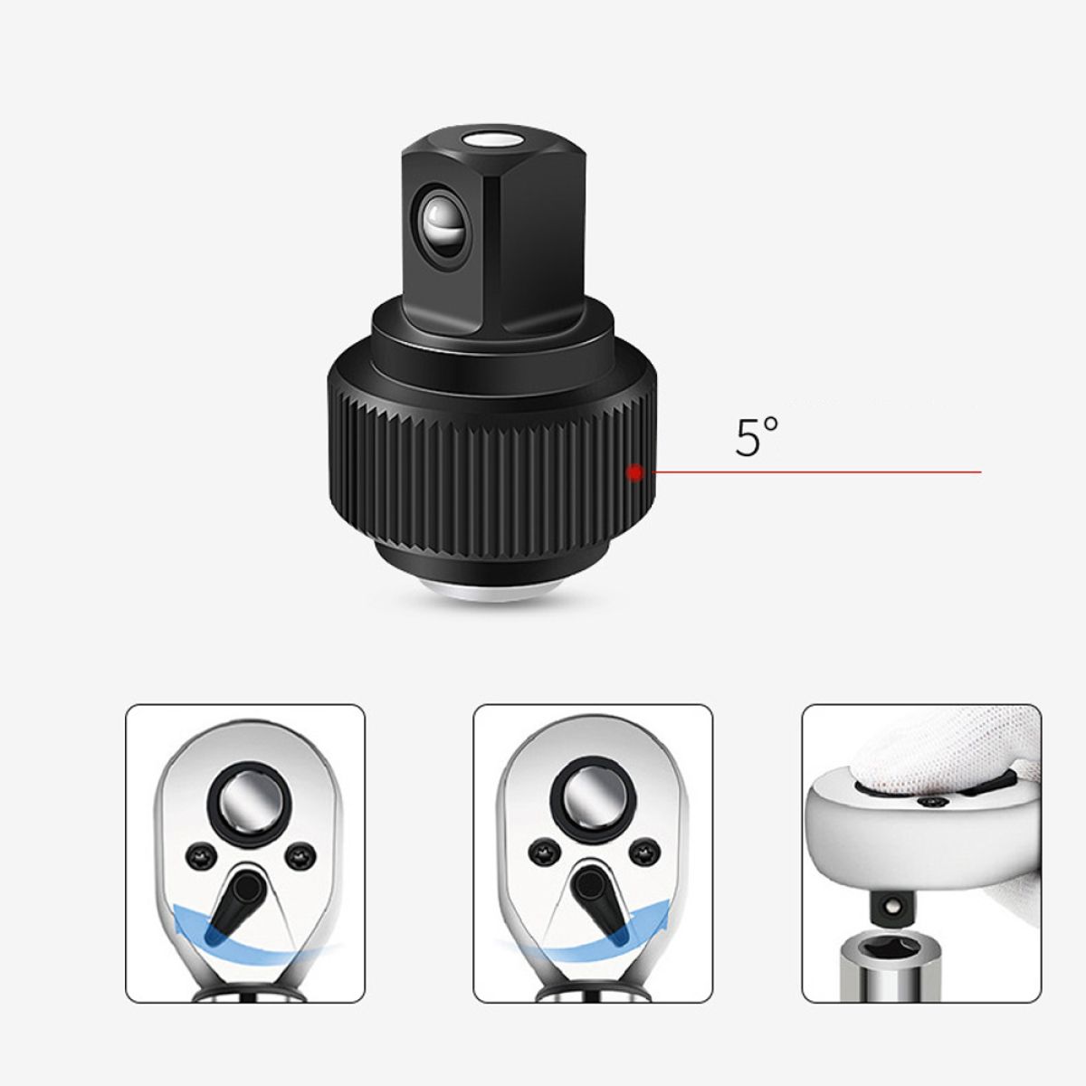16PCS Torque Wrench Allen Key Tool 2-24Nm Adjustable Ratchet Wrench 1/4'' Socket Wrench Set for Bicycle Repair Tool Kits